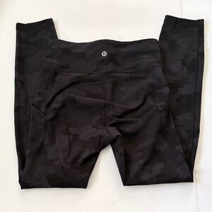 lululemon Black Camo Leggings